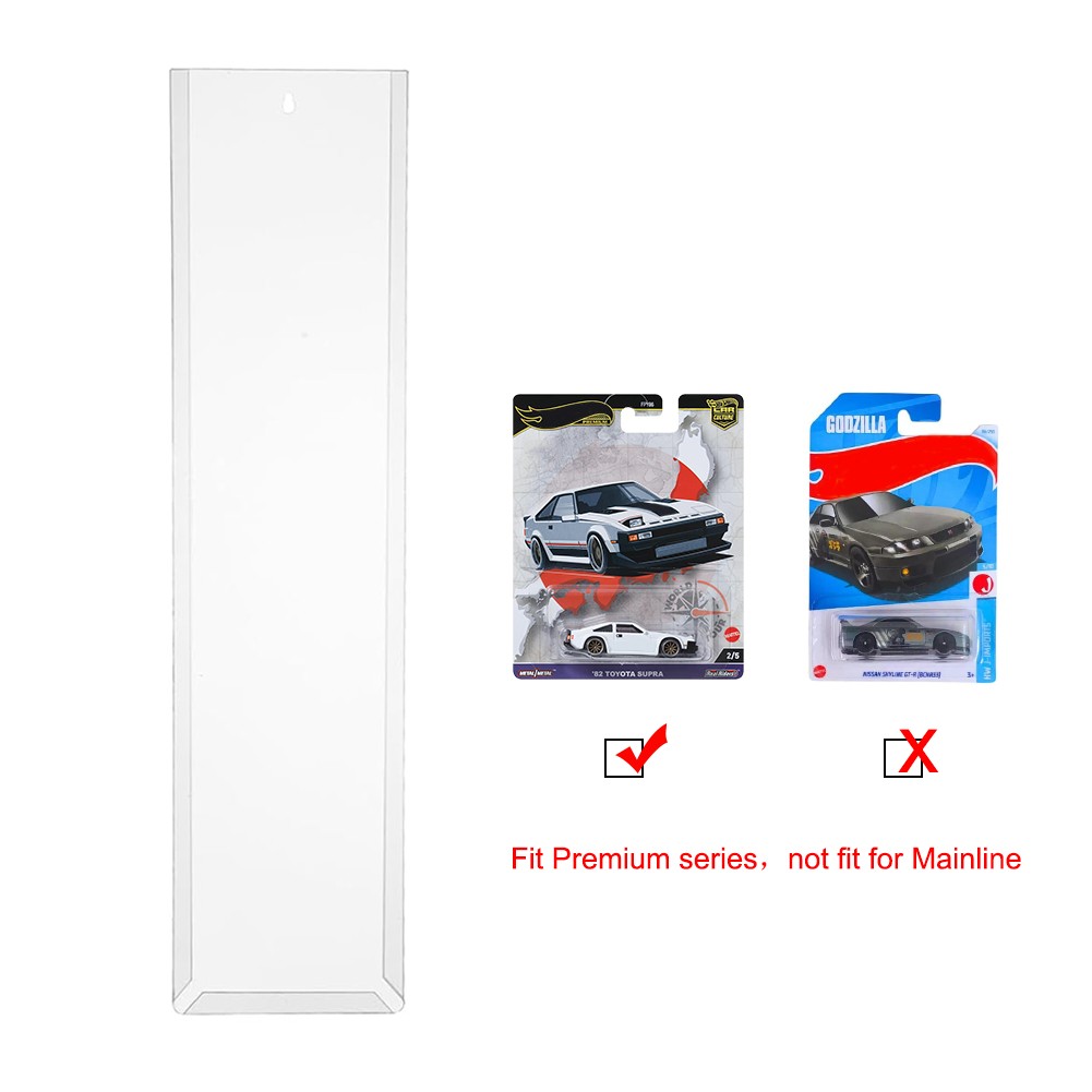 5-100Pack Diecast Display Case Wall Mount For Hot-Wheels Premium Series