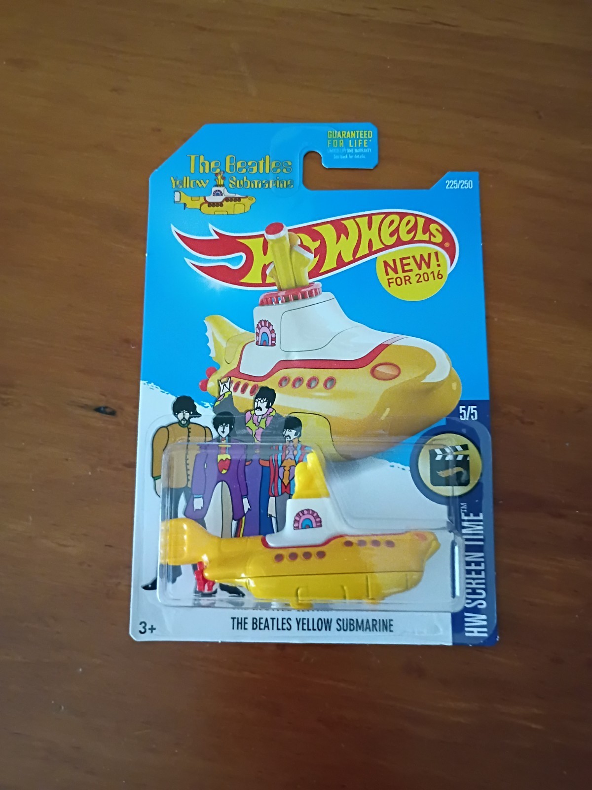 2016 Hot Wheels The Beatles Yellow Submarine HW Screen Time 5/5 (225/250) HC49