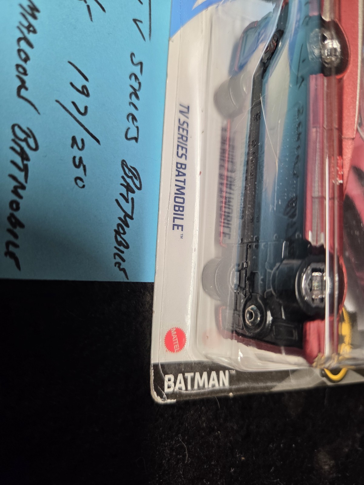 Hot Wheels TV SERIES BATMOBILE Kroger Exclusive Matte RED #HW66MMB 001