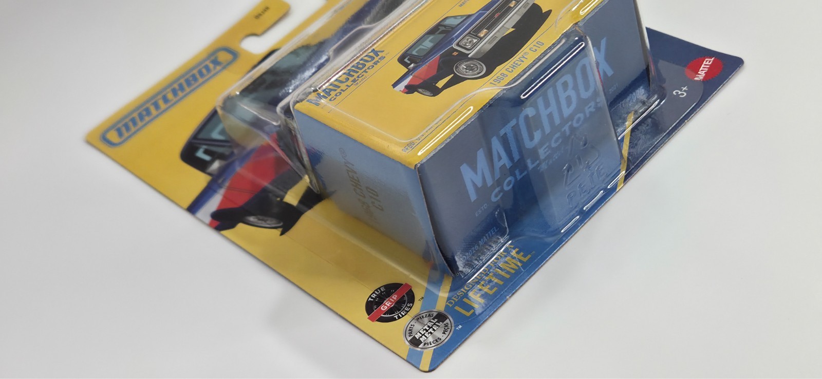 1968 Chevy C10 16/20 COLLECTORS SERIES Matchbox 2026 JJW06 blue pickup truck