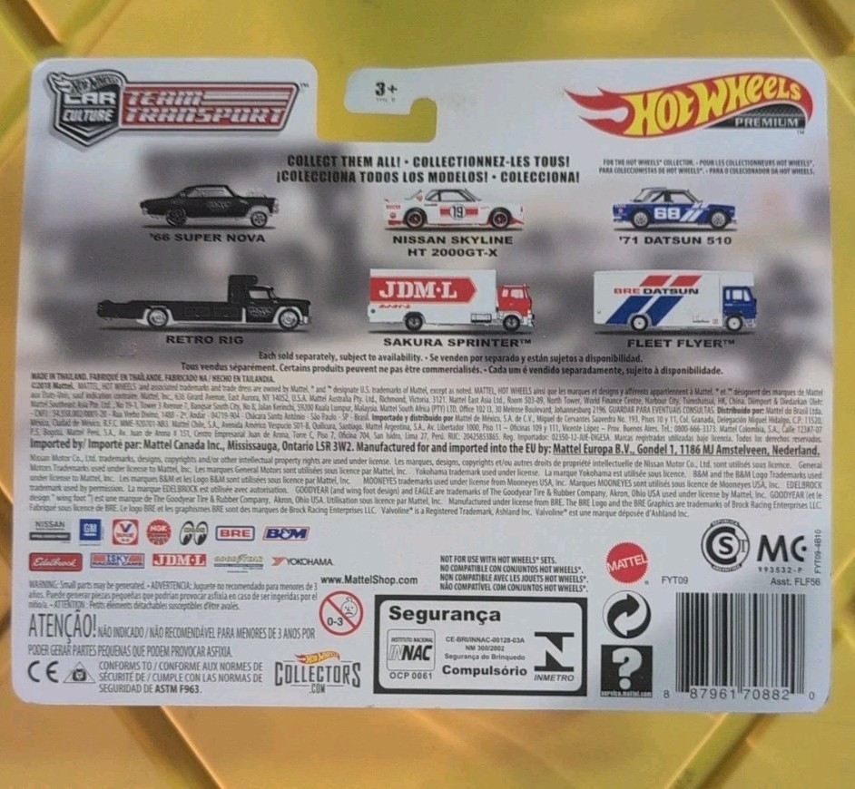 Hot Wheels Car Culture Team Transport ’66 Super Nova Retro Rig #7