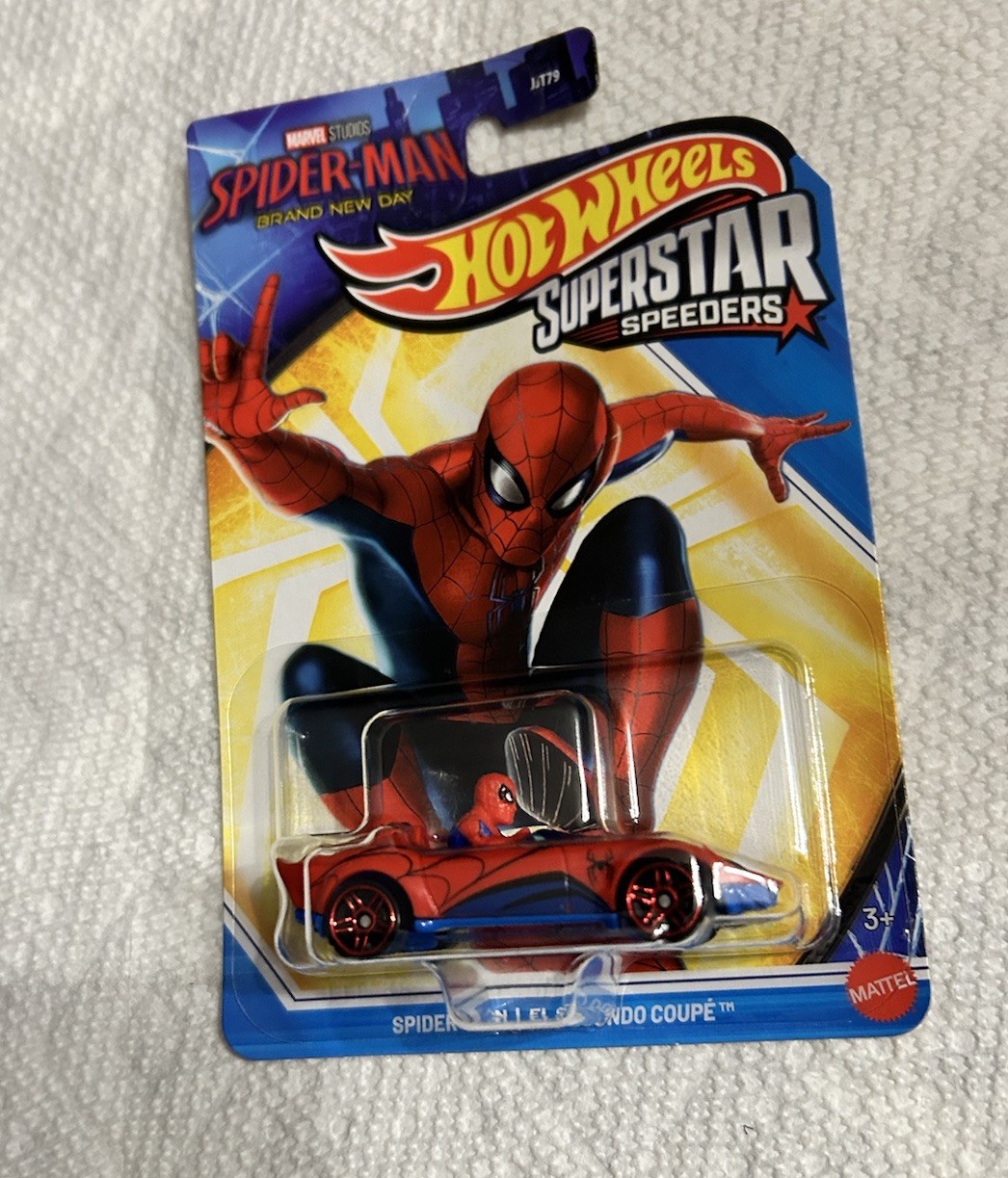 Hot Wheels 2026 Superstar Speeders Spiderman & El Segundo (Marvel) New