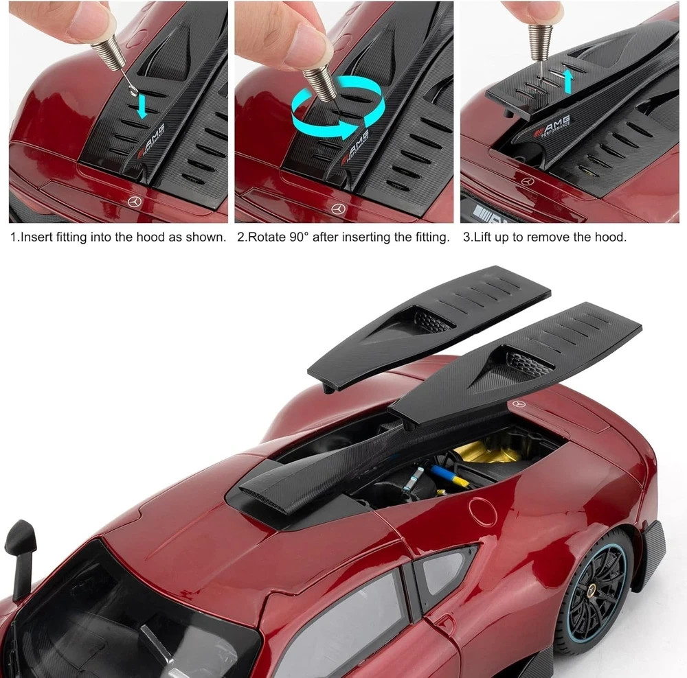 1/18 AMG ONE Die-Cast Model Car Collectible Alloy Model with Sound and Light