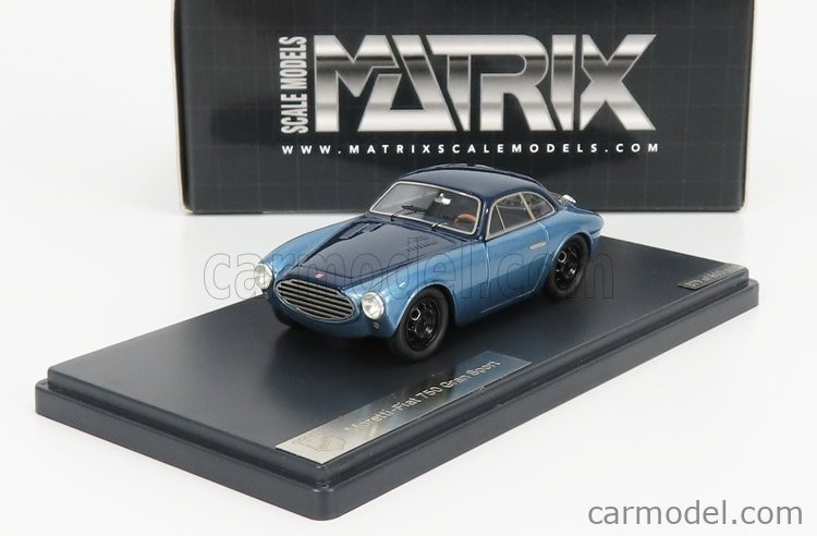 *DAMAGED* MATRIX – 1:43 model – Moretti FIAT 750 Gran Sport – Blue – MX31309-012