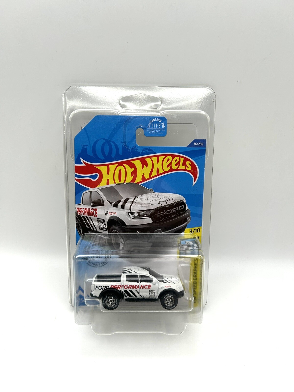 2020 Hot Wheels ’19 Ford Ranger Raptor White Custom Super Real Rider Swap