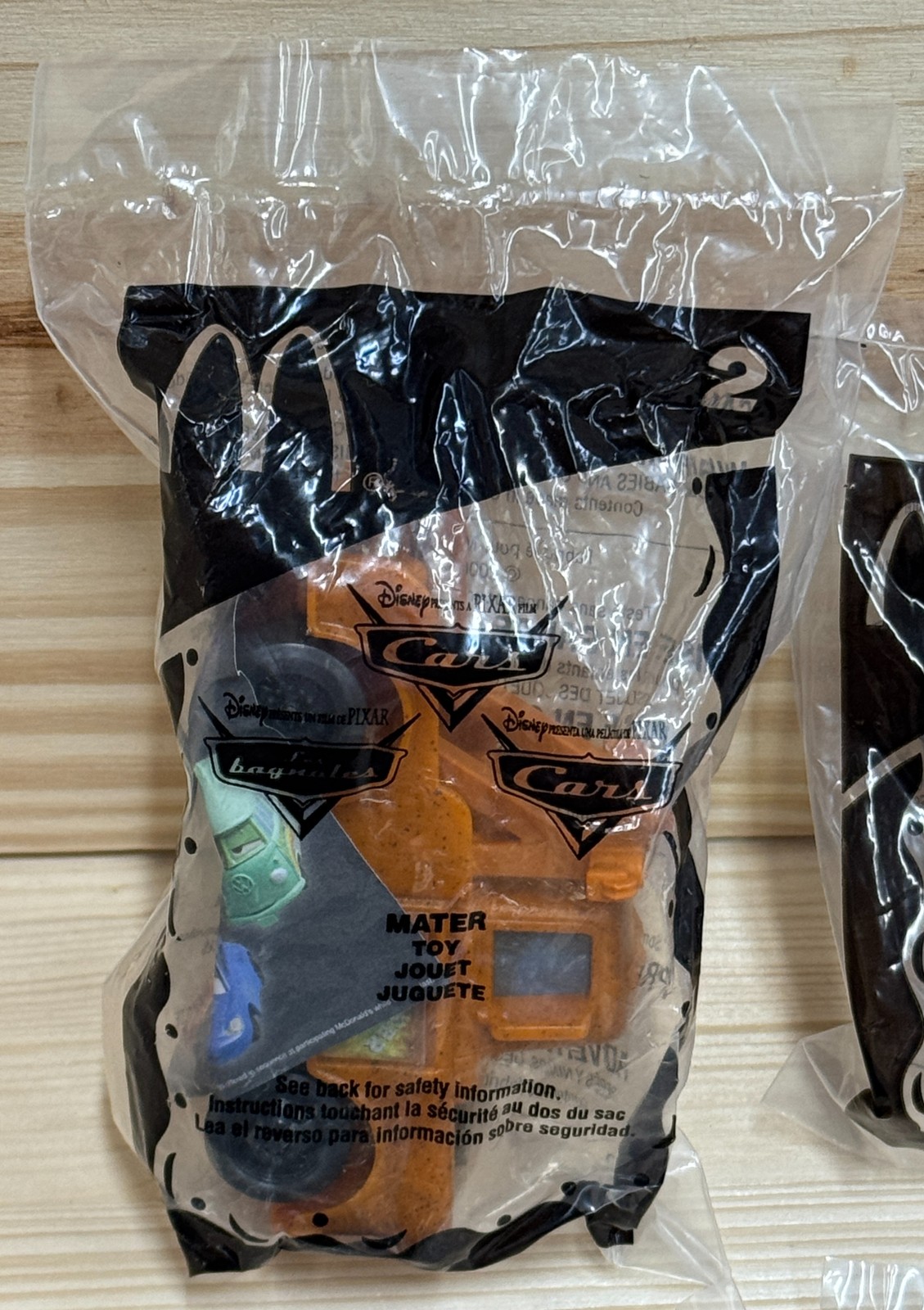McDonald’s Happy Meal Disney Pixar Cars 2006 Complete Set of 7 New Sealed Toys