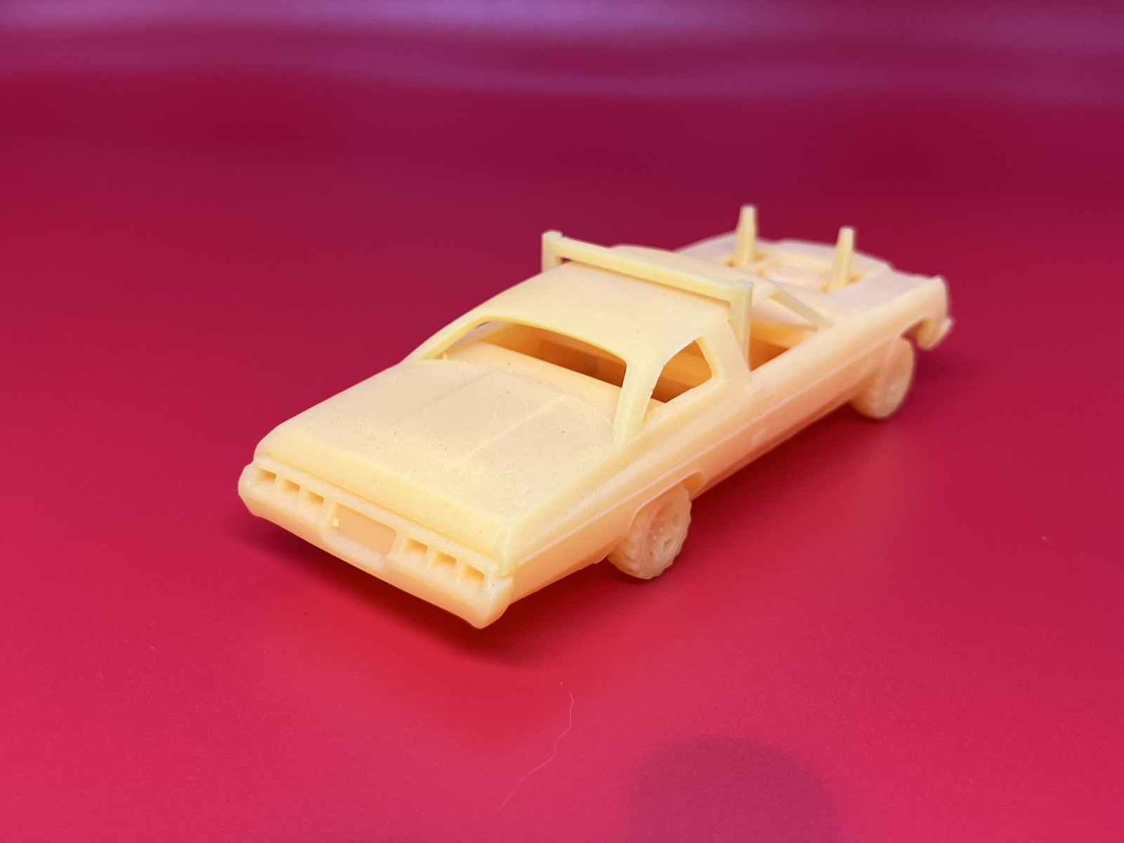1/64 Scale 3D Printed 1973 Chevy Caprice Demo Derby Car For Diecast Diorama