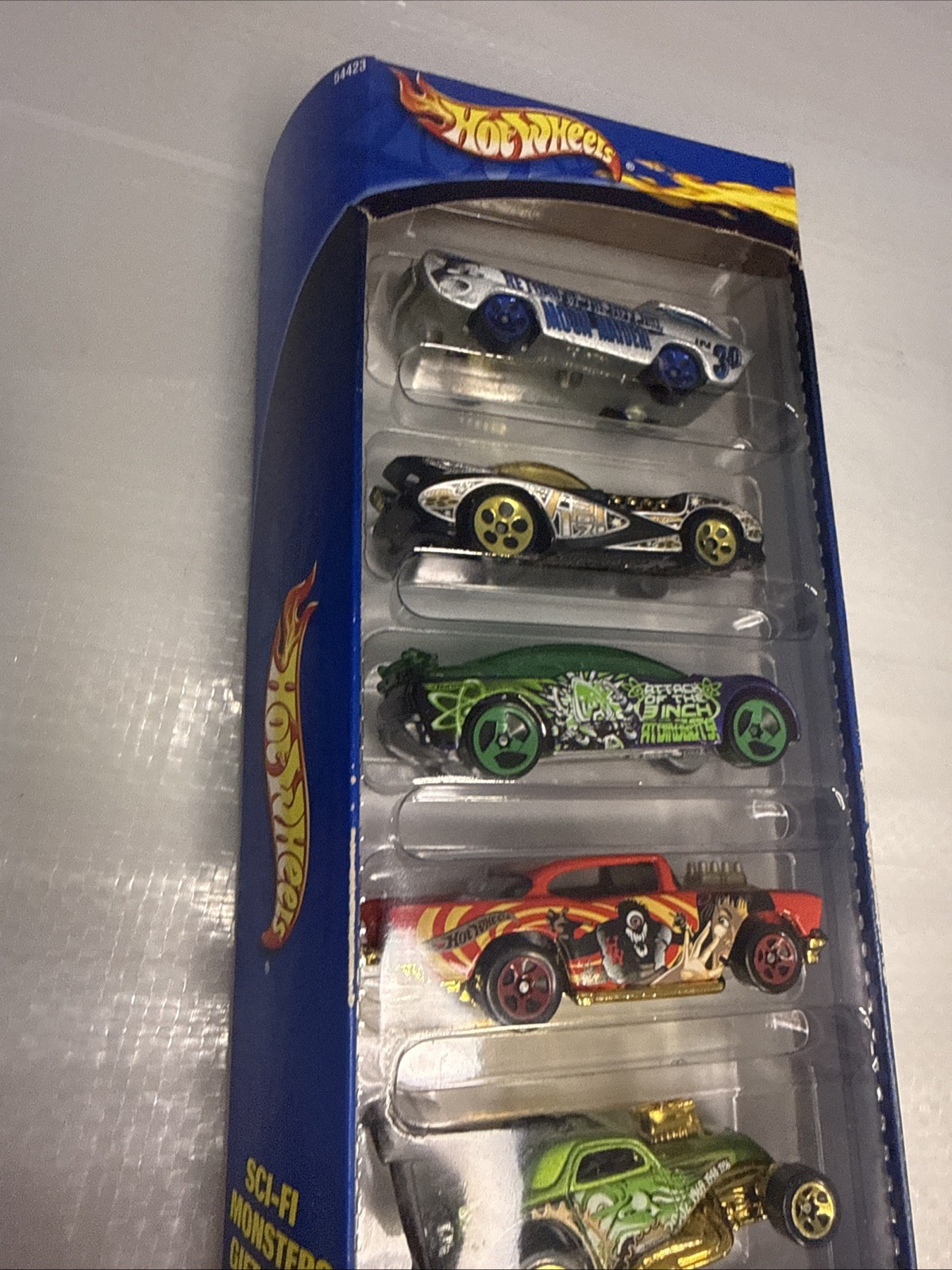 2000 HOT WHEELS SCI-FI MONSTERS GIFT PACK 5 CAR SET NEW UNOPENED PACKAGE 54423