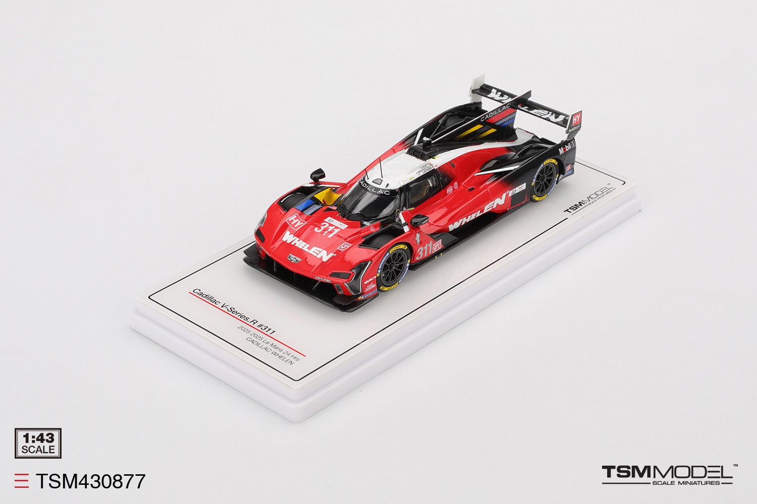 TSM-Model Cadillac V-Series.R – Whelen – 2025 24hrs Le Mans 1:43 Car TSM430877