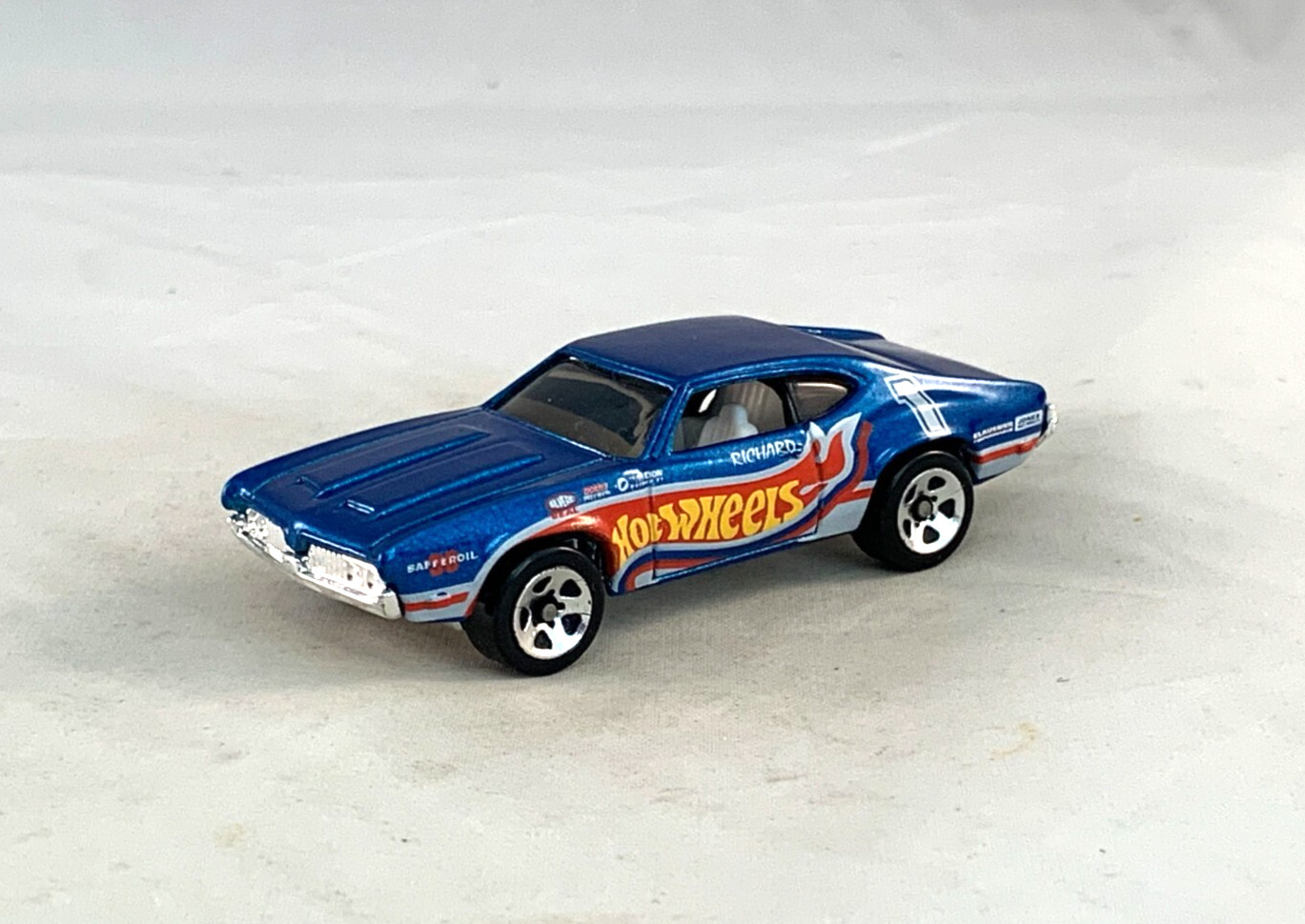 Hot Wheels Olds 442 W-30 1998 Race Team III Blue 5SPs