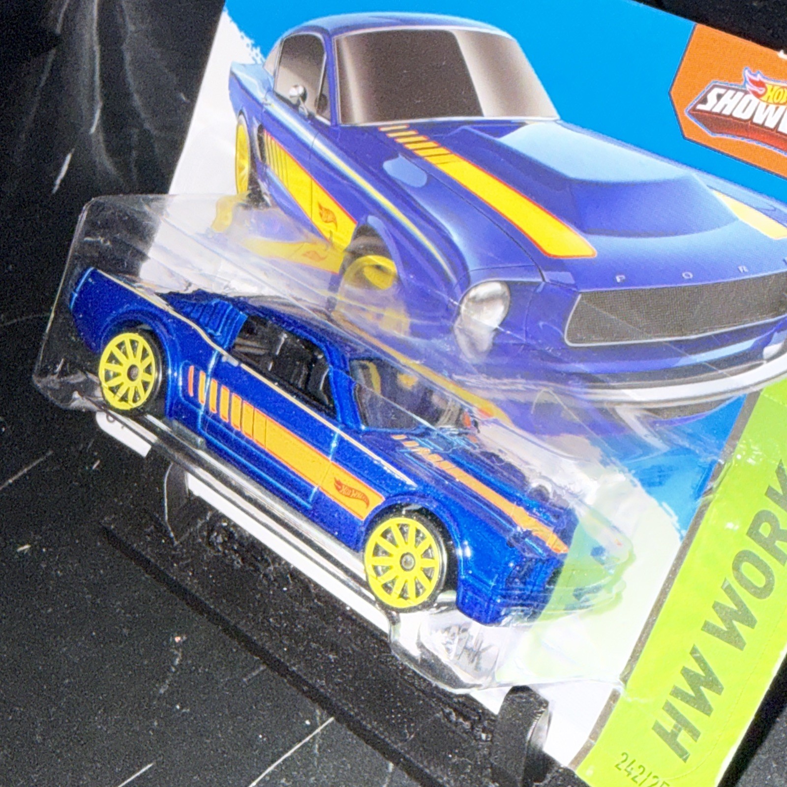 65 Mustang 2+2 Fastback Shortcard 242/250 Blue And Yellow 2015