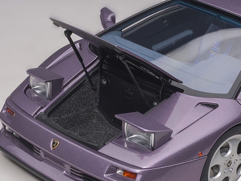LAMBORGHINI DIABLO SE30 JOTA VIOLA PURPLE 1/18 MODEL CAR BY AUTOART 79142