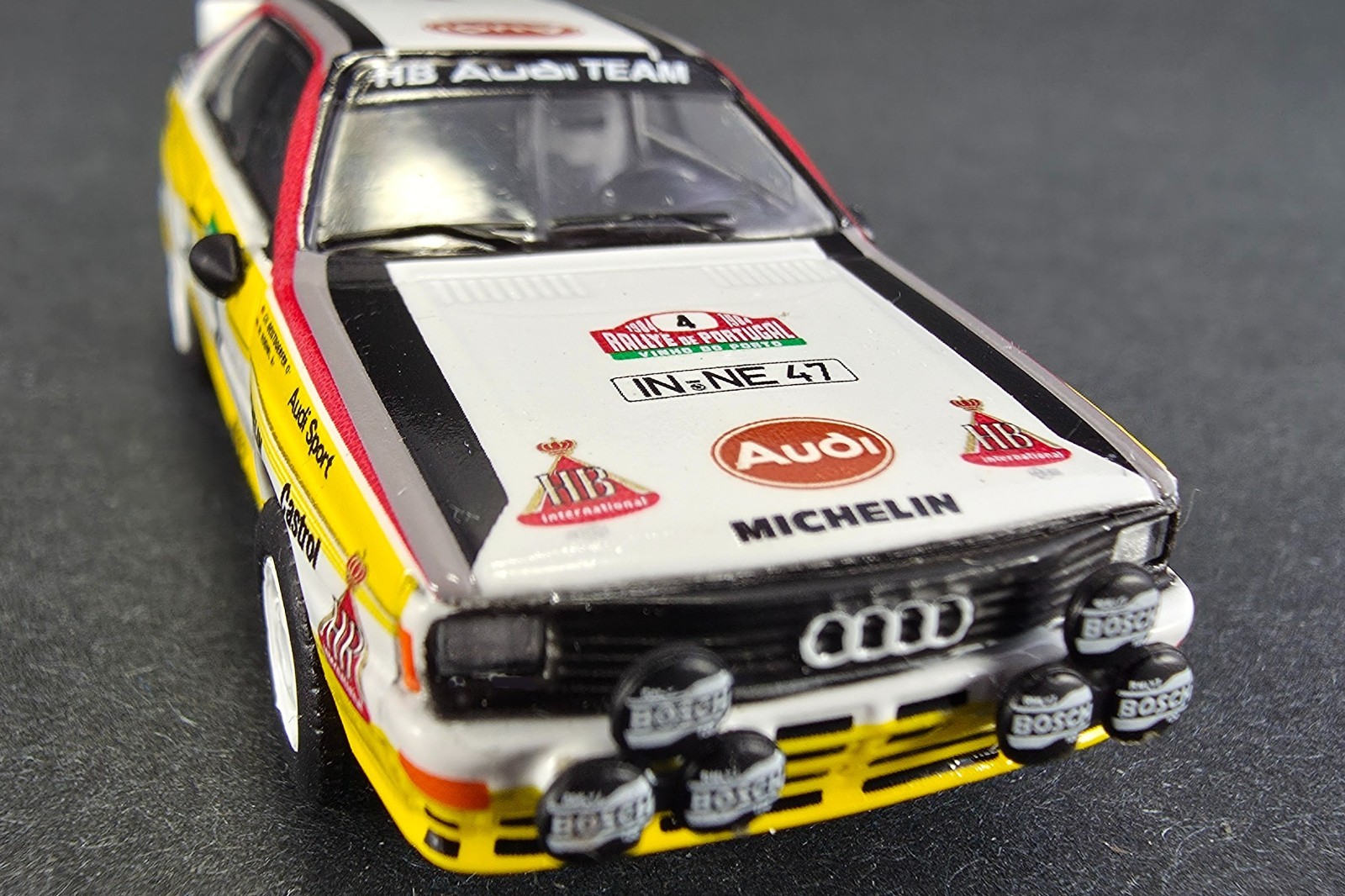 Schuco 1:64 Audi Quattro A2 (1984 Rally Portugal Winner) | 450036900 | MIB