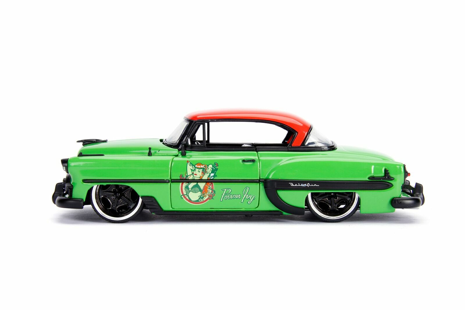 JADA 30455 DC COMICS BOMBSHELLS POISON IVY 1953 CHEVY BEL AIR 1:24 W / FIGURE 82