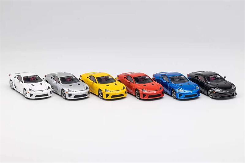 DCT 1:64 Lexus LFA White/Silver/Black/Red/Yellow/Blue Diecast Model Car