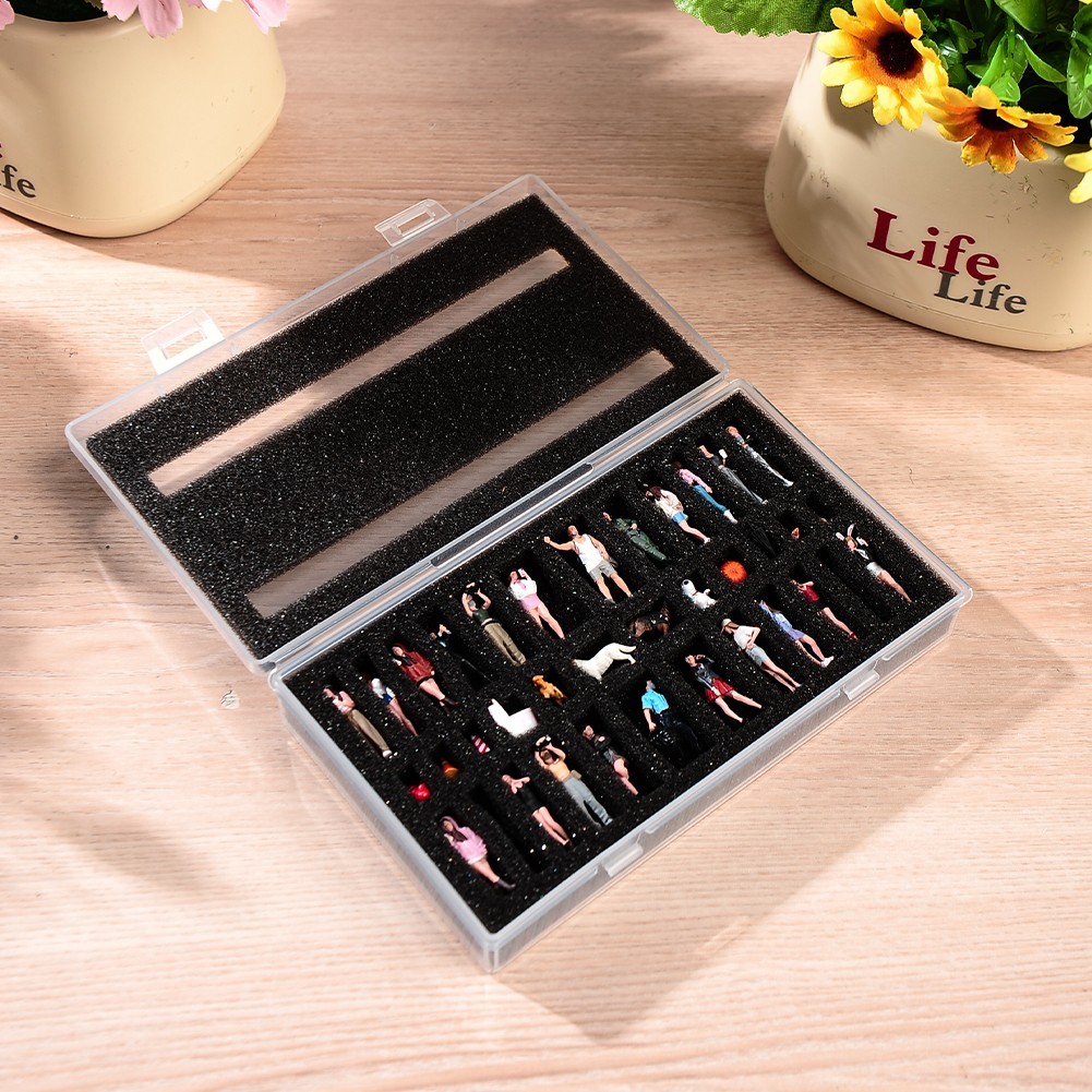 For 1/64 1/87 Miniature DIY Doll Storage Box Scene Prop Action Figure Doll Model