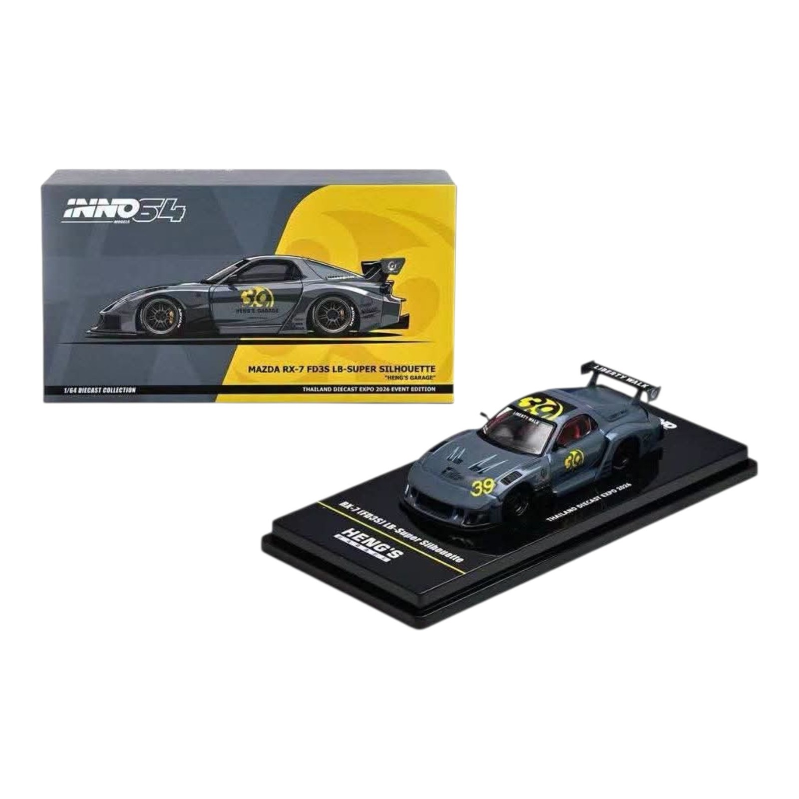 Inno64 x Heng’s Garage Mazda RX-7 FD3S LB-Super Silhouette TDE 2026 1:64