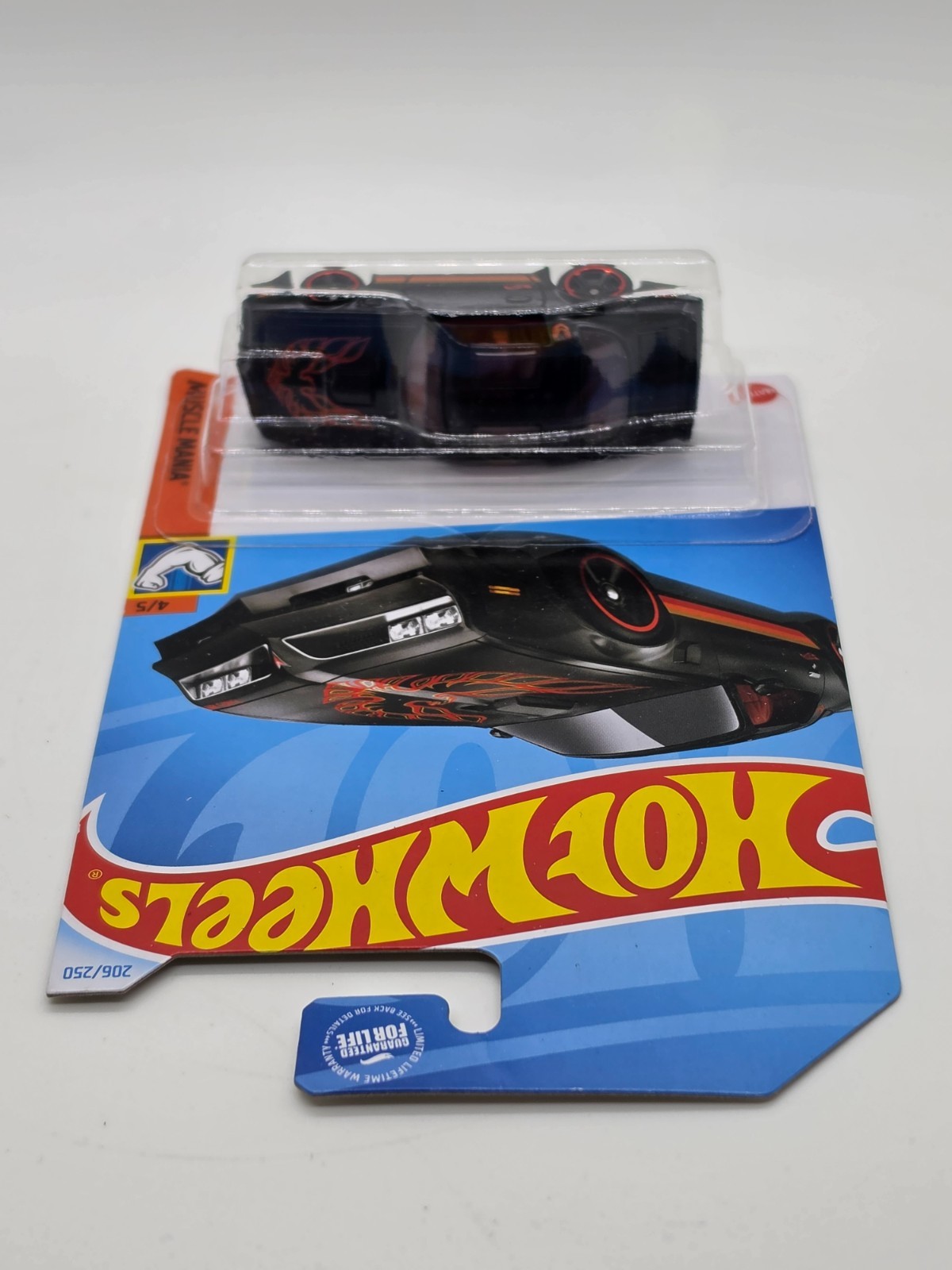 Hot Wheels ’77 Pontiac Firebird Trans Am Black Muscle Mania 4/5 206/250 Sealed