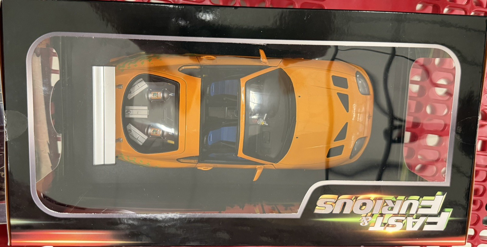JADA 1:18 FAST & FURIOUS BRIAN’S TOYOTA SUPRA DIE-CAST ORANGE 25th ANNIVERSARY