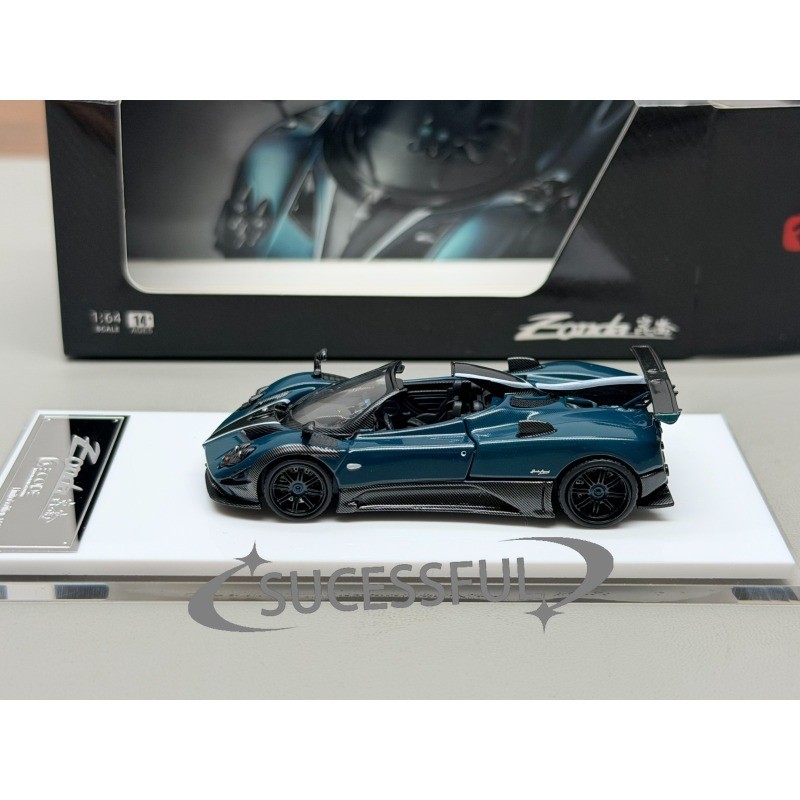 1/64 Decode Pagani Zonda Unico Supercar, Diecast Model for Hobby Collection