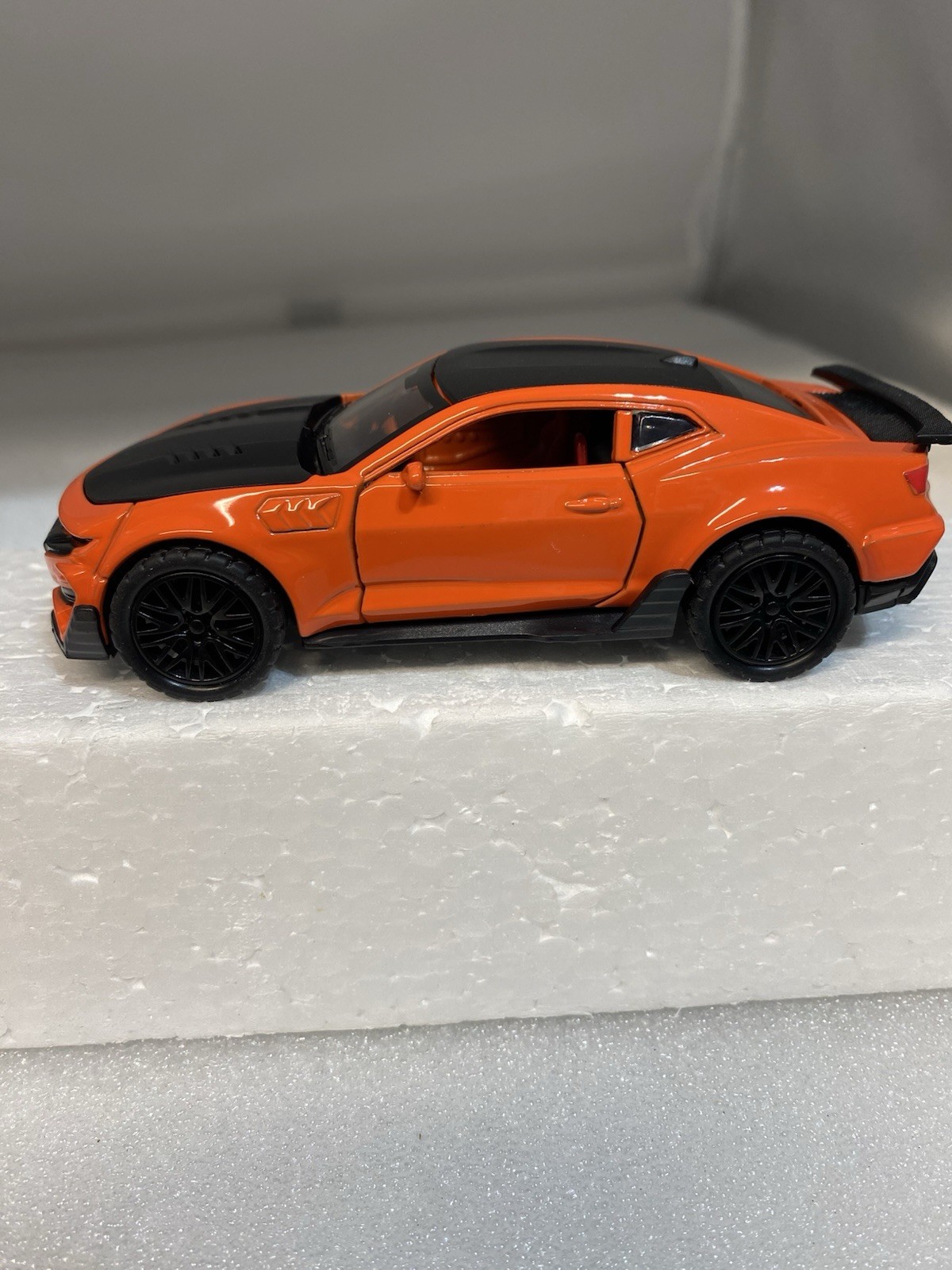 HST Lux 1:36 Sports Car Diecast Model Orange Black Collectible Toy New In Box
