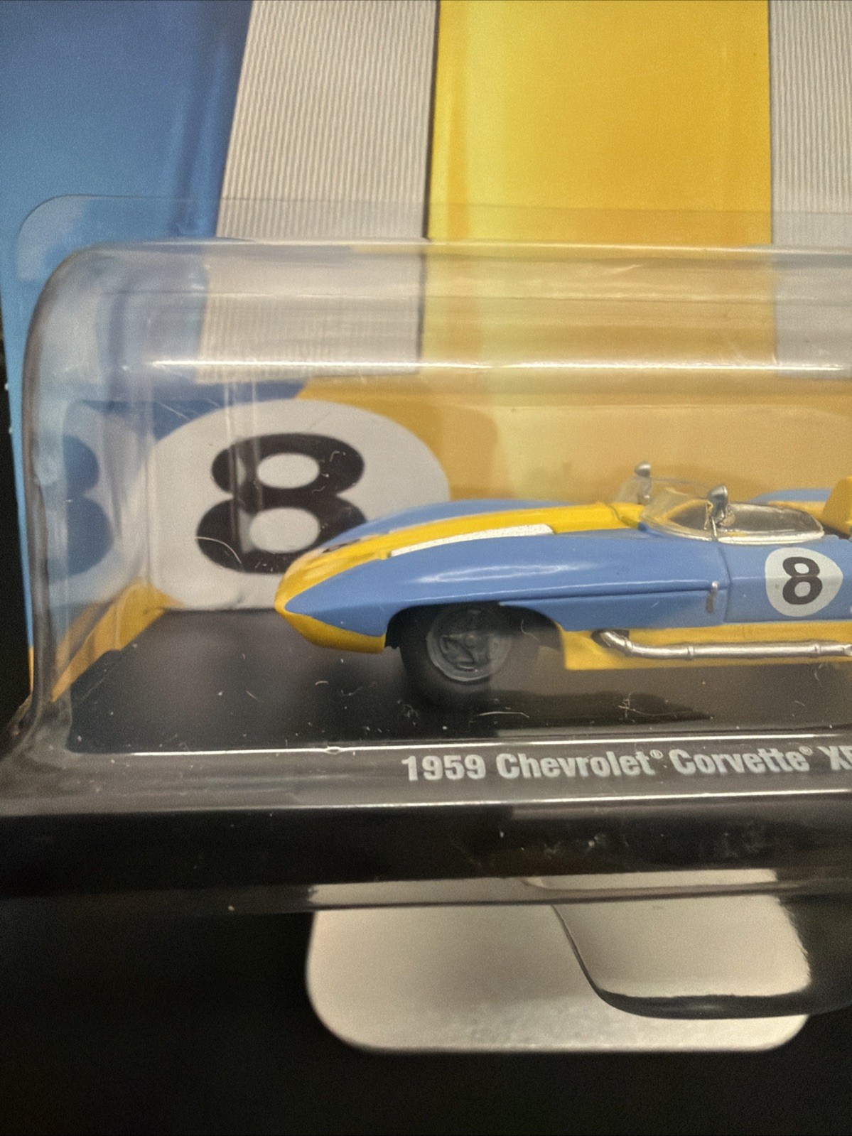 1959 Chevrolet Corvette XP-86 in Blue and Yellow : M2 Machines 1:64 : R116 24-44
