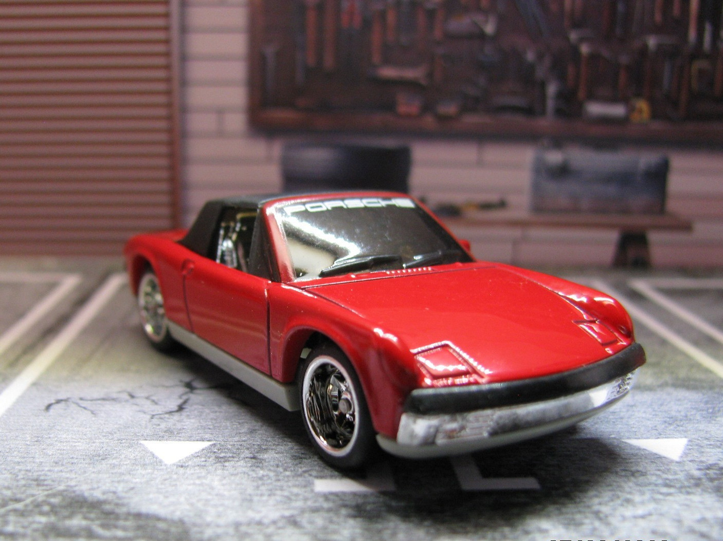 2026 Matchbox Dk RED ’71 PORSCHE 914 – Power Grabs – w/Real Riders Wheel Swap