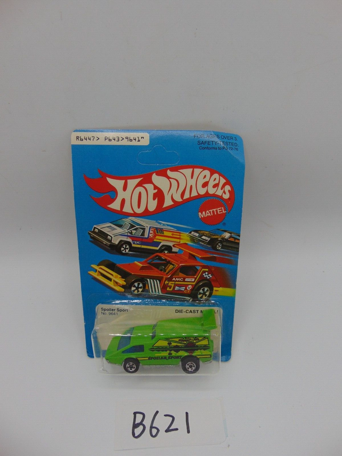 Vintage 1979 Hot Wheels Spoiler Sport Green Van #9641 Hong Kong Made Variation 4
