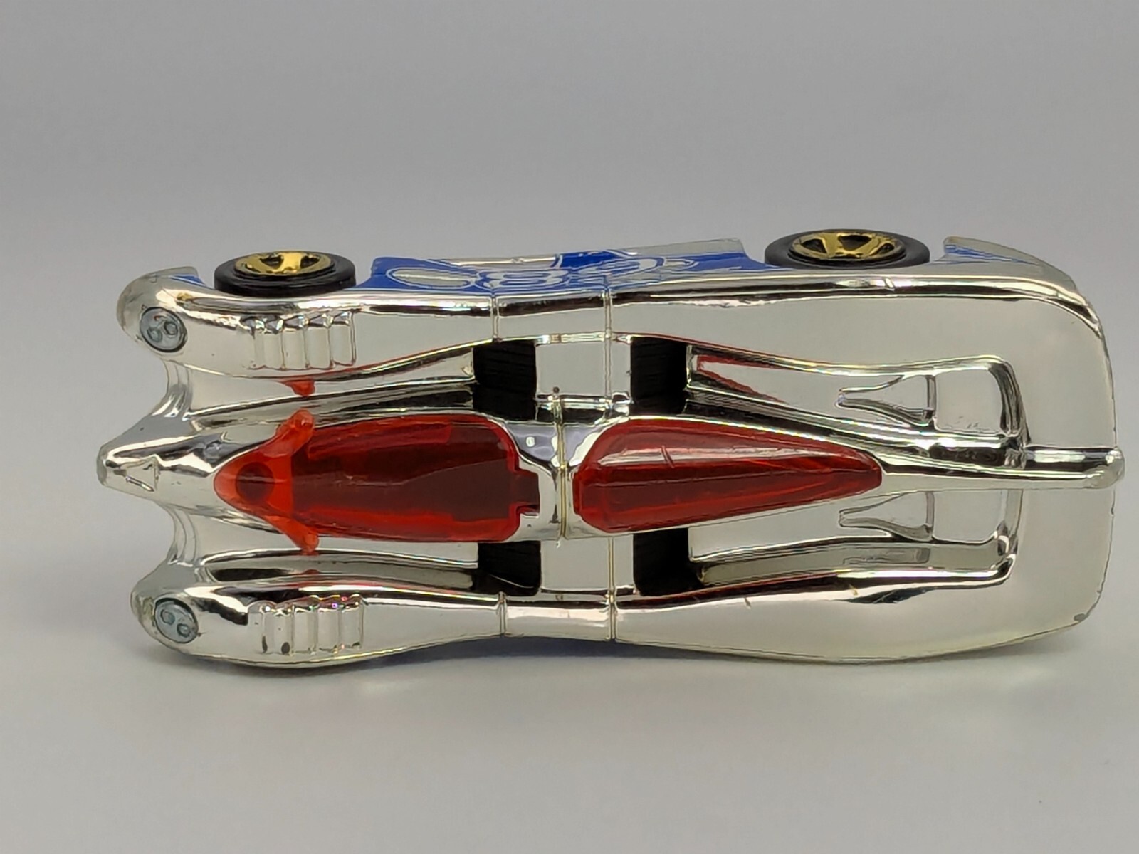 Hot Wheels 2011 Super 6 in 1 Track Exclusive #63 Power Pistons Chrome w/Gold 5SP