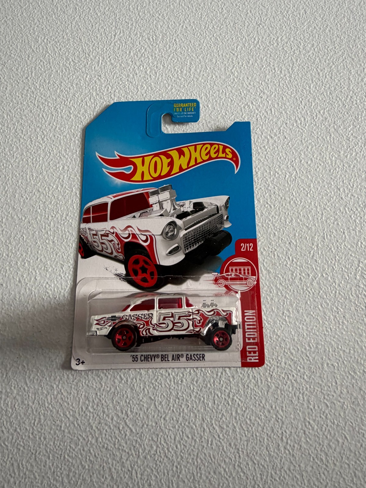 Hot Wheels Red Edition ’55 Chevy Bel Air Gasser #2/12 BK8
