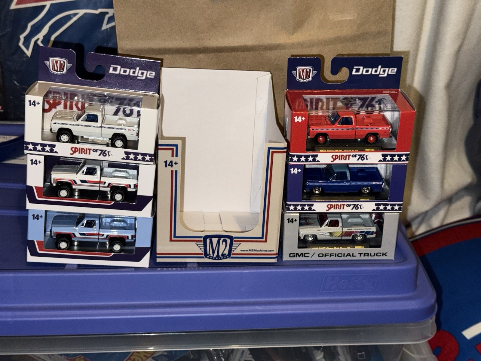 2026 M2 Machines Set of 6 Spirit Of 76 + Sleeve 1976 Chevy GMC Dodge Walmart Exc