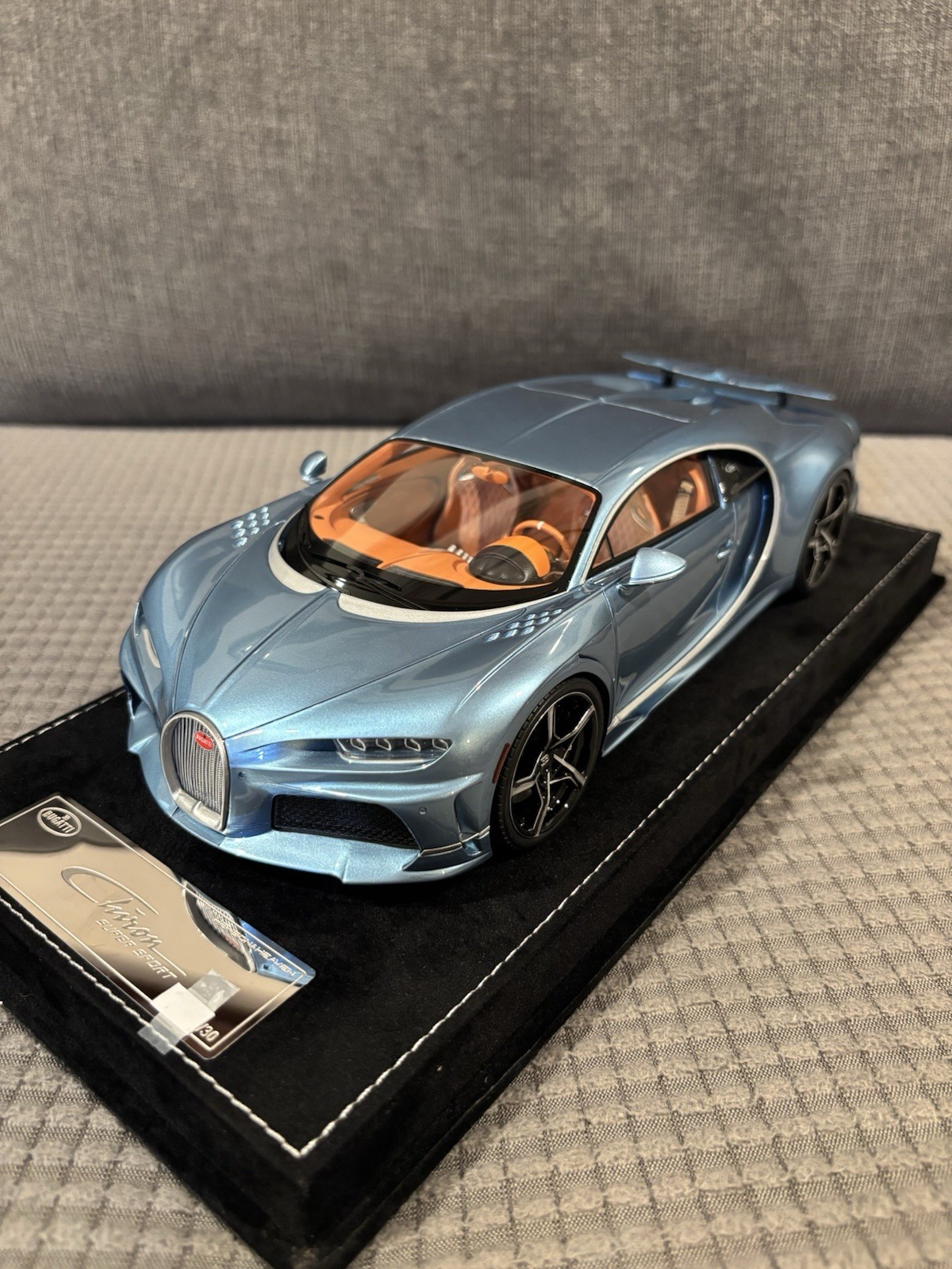 1/18 HH Henson & Heaven Bugatti Chiron SuperSport Horizon Blue Limited 30pcs Mr