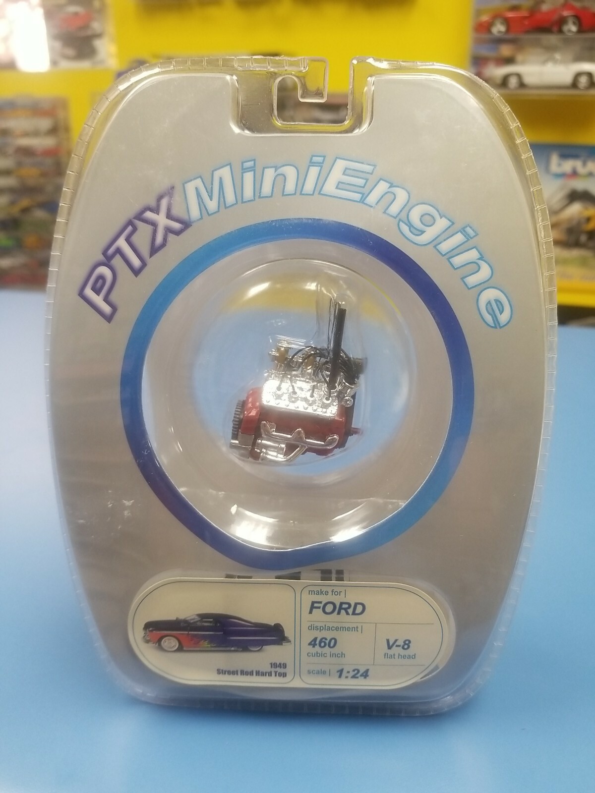 PTX MINI ENGINE 460 CUBIC INCH V-8 FLAT HEAD 1:24 Scale