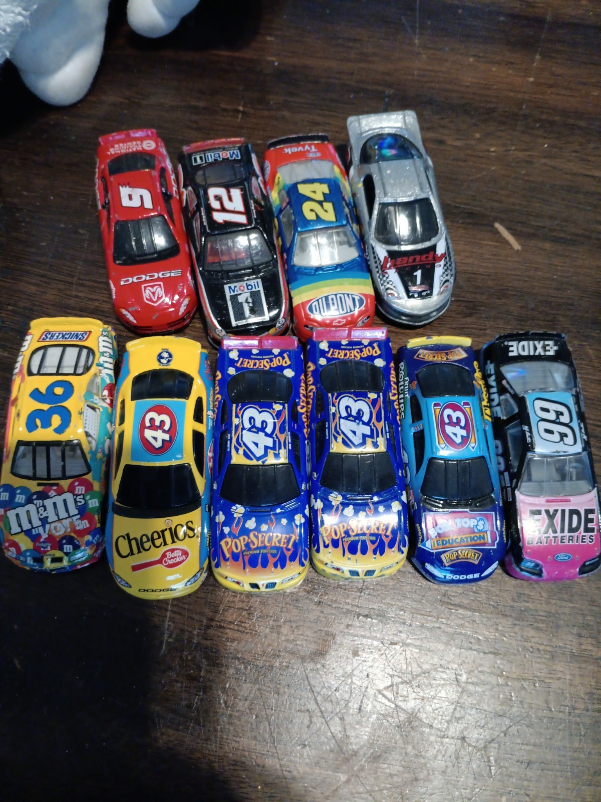 10 NASCAR Action Diecast 1/64 Cars Loose Lot Various Years