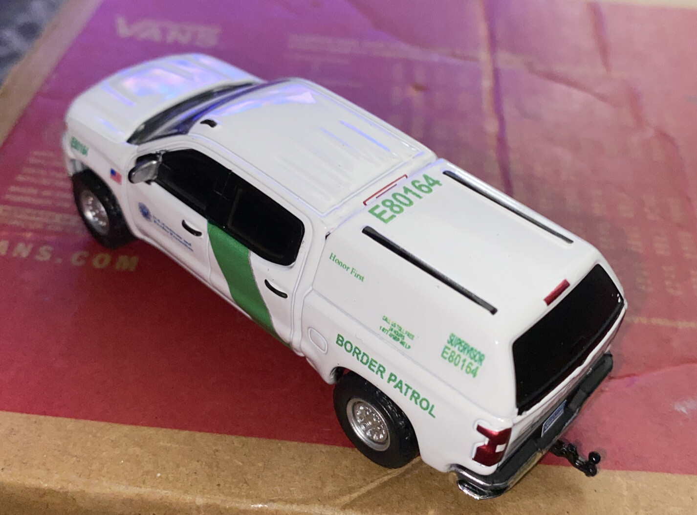 Kitbash 1/64 2022 Silverado US CUSTOMS & BORDER PROTECTION Homeland Security