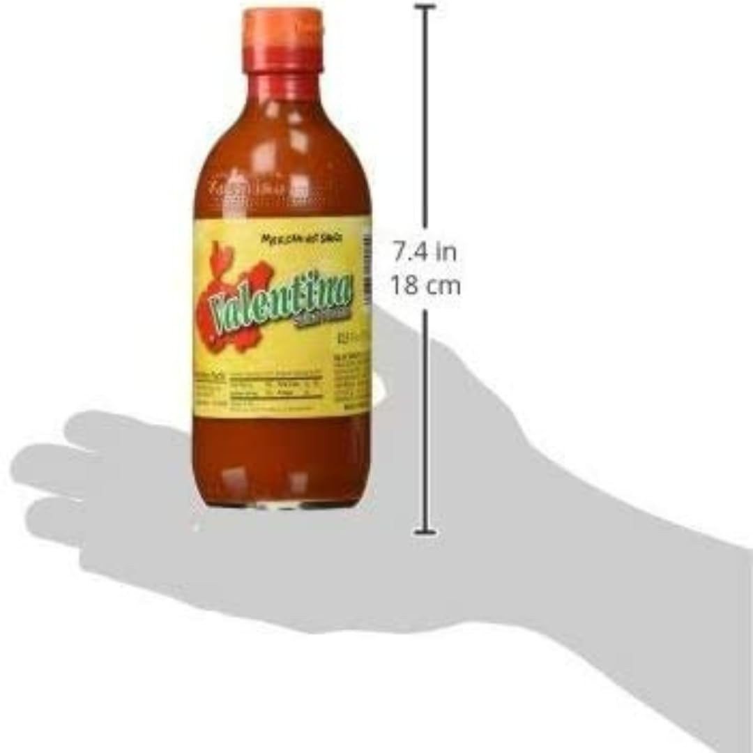 Hot & Extra Hot Sauce , Black & Yellow Label 12,5 Oz (Pack of 2)