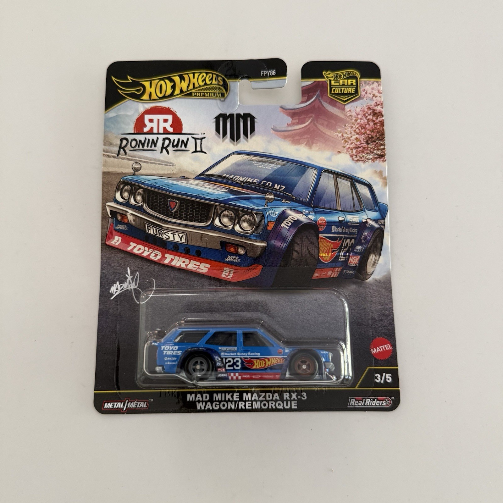 Hot Wheels Ronin Run 2 Set With CHASE ‘07 Honda Civic Type R Car Culture Premium