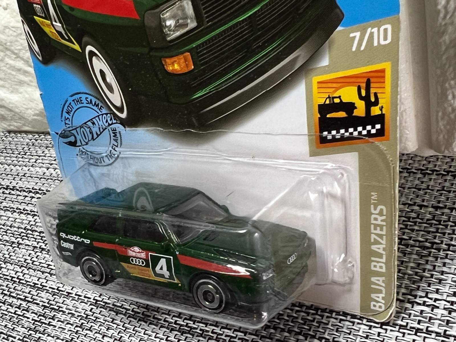 Hot Wheels Baja Blazers 7/10 ’84 Audi Sport Quattro 43/250 Green