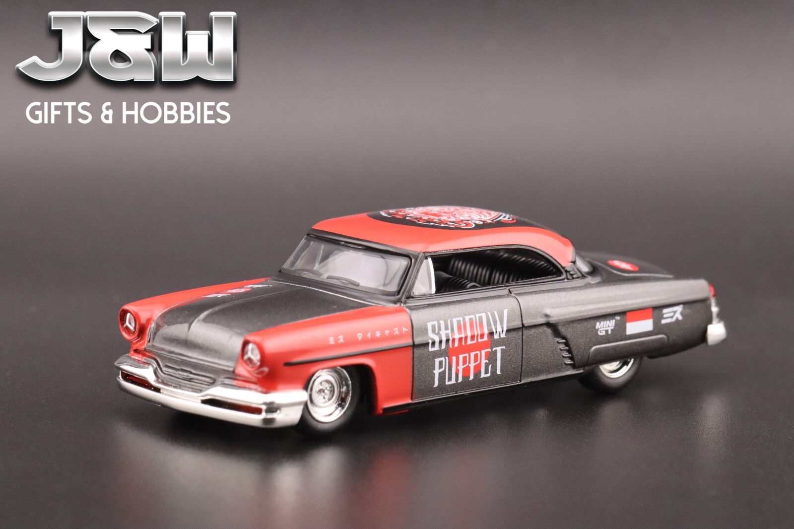 Mini GT x Mizu Diecast Lincoln Capri Hot Rod 1954 “Shadow Puppet” #874 1/64