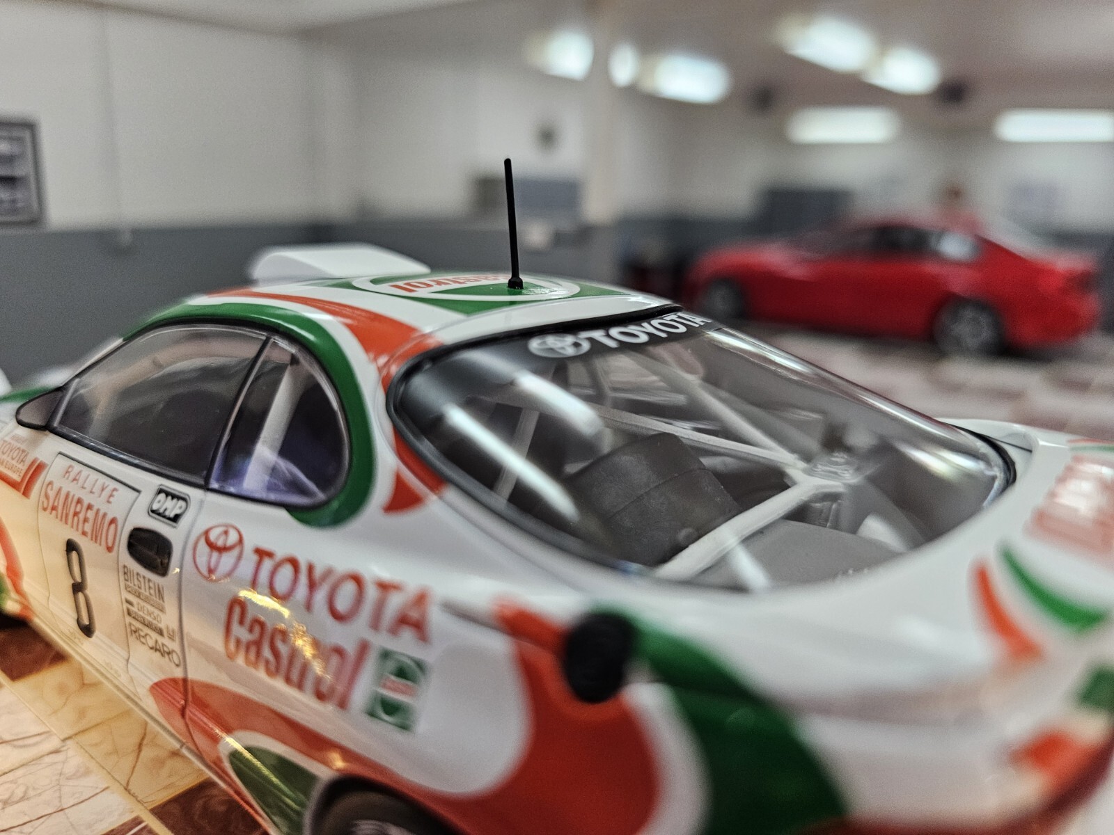 SPB 1/24 SCALE 1994 TOYOTA CELICA TURBO ST 185 AURIOL SANREMO DIECAST MODEL CAR