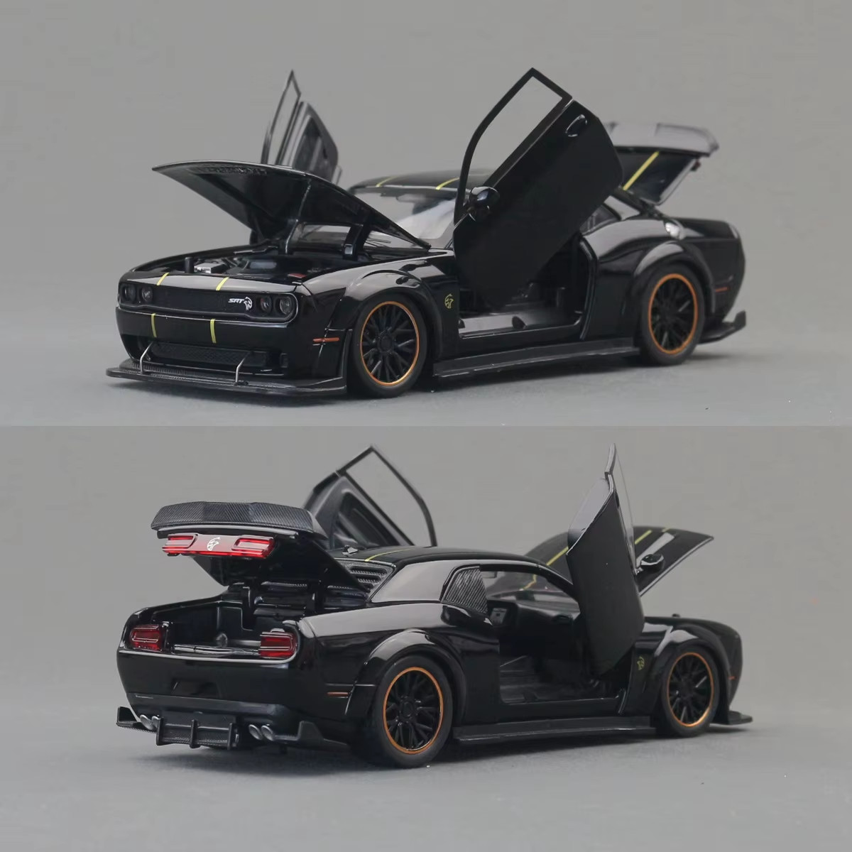 1:32 SRT Redeye Hellcat Alloy Musle Car Model Diecast Metal Sports Car Vehicles