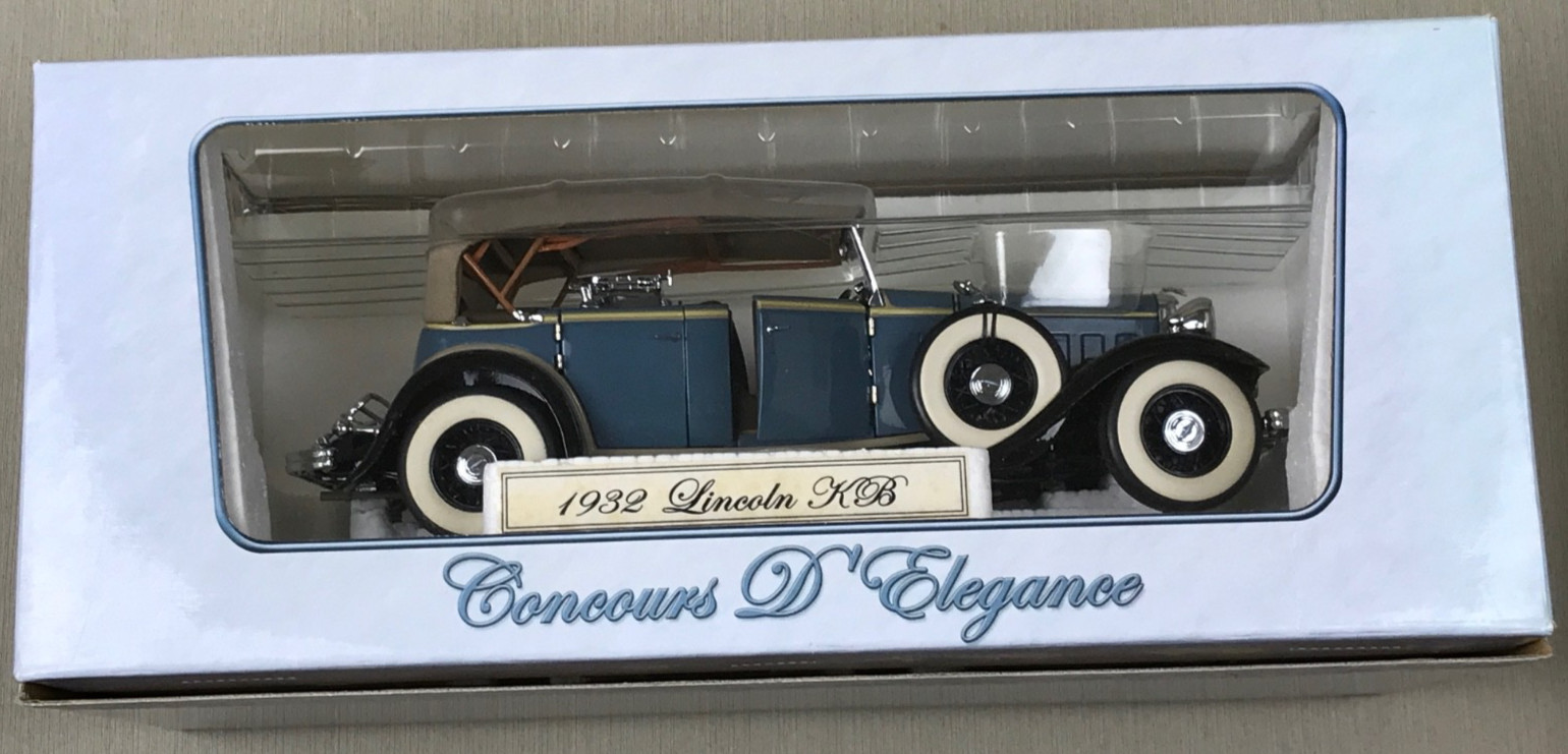 1932 Lincoln KB, Concours D’Elegance Motor City Classics, #75002 BLUE Version