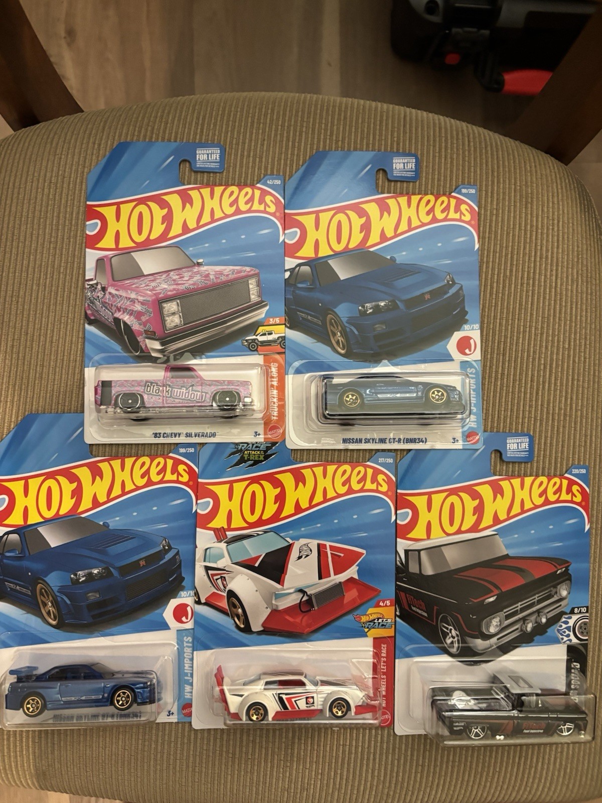 Hotwheels 2026 L Case Hits. 62 Chevy, Pink, Black Widow, Nissan Gtr 34.