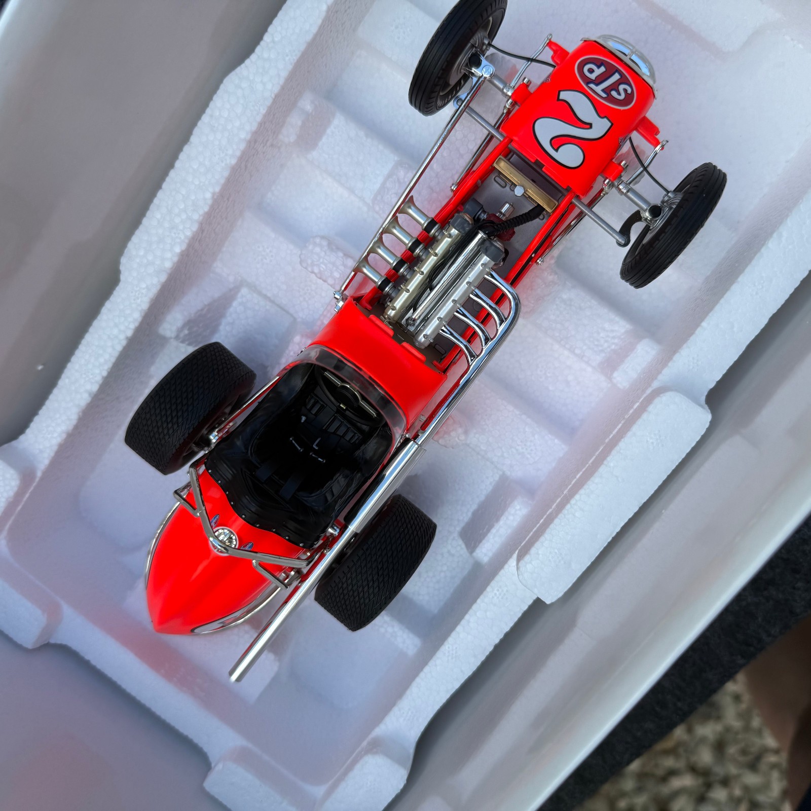 GMP #2 MARIO ANDRETTI STP OIL TREATMENT SPL OFFENHAUSER DIRT CHAMP 1:18 #7624 SR
