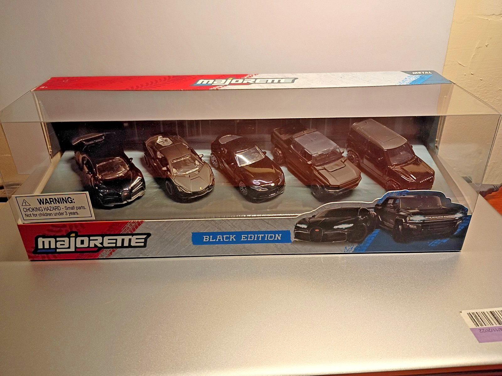 Majorette Black Edition Set Of 5 Officially Licensed Plastic Blister Dent
