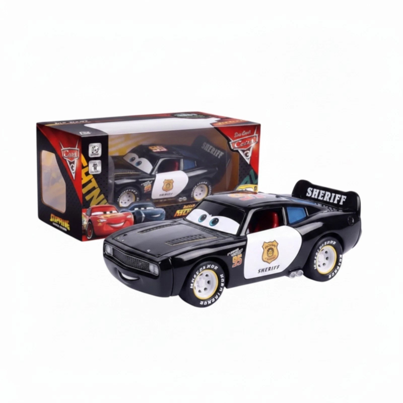 1:32 Diecast Metal Race Car Pull Back Sound Light Toy Collectible A-02