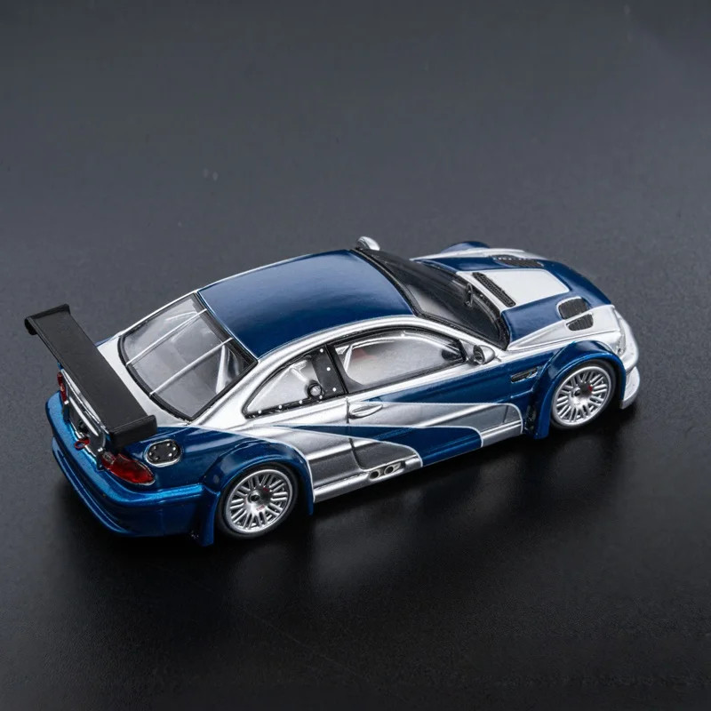 DCM 1:64 BMW E46 M3 GTR Need for Speed Game Theme Painted Alloy Model -In Stock