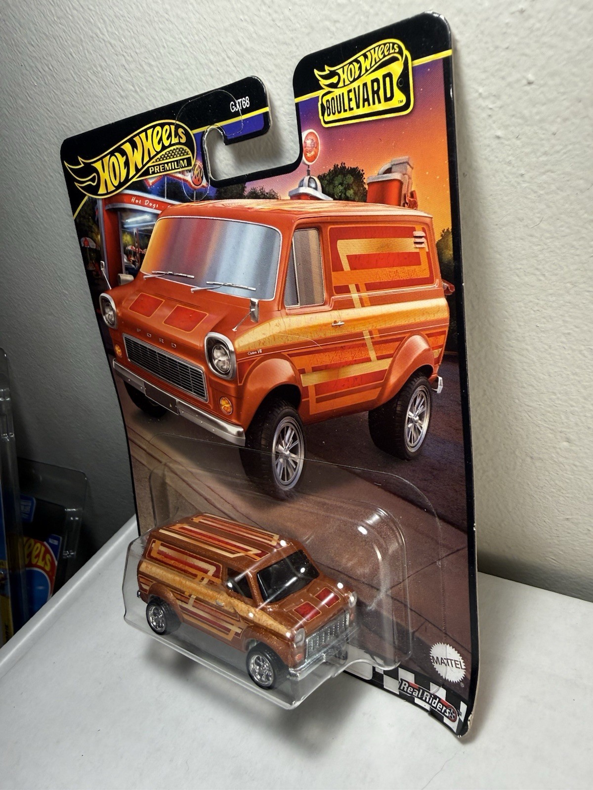 Hot Wheels Premium Ford Transit Supervan (bend on lower right corner)