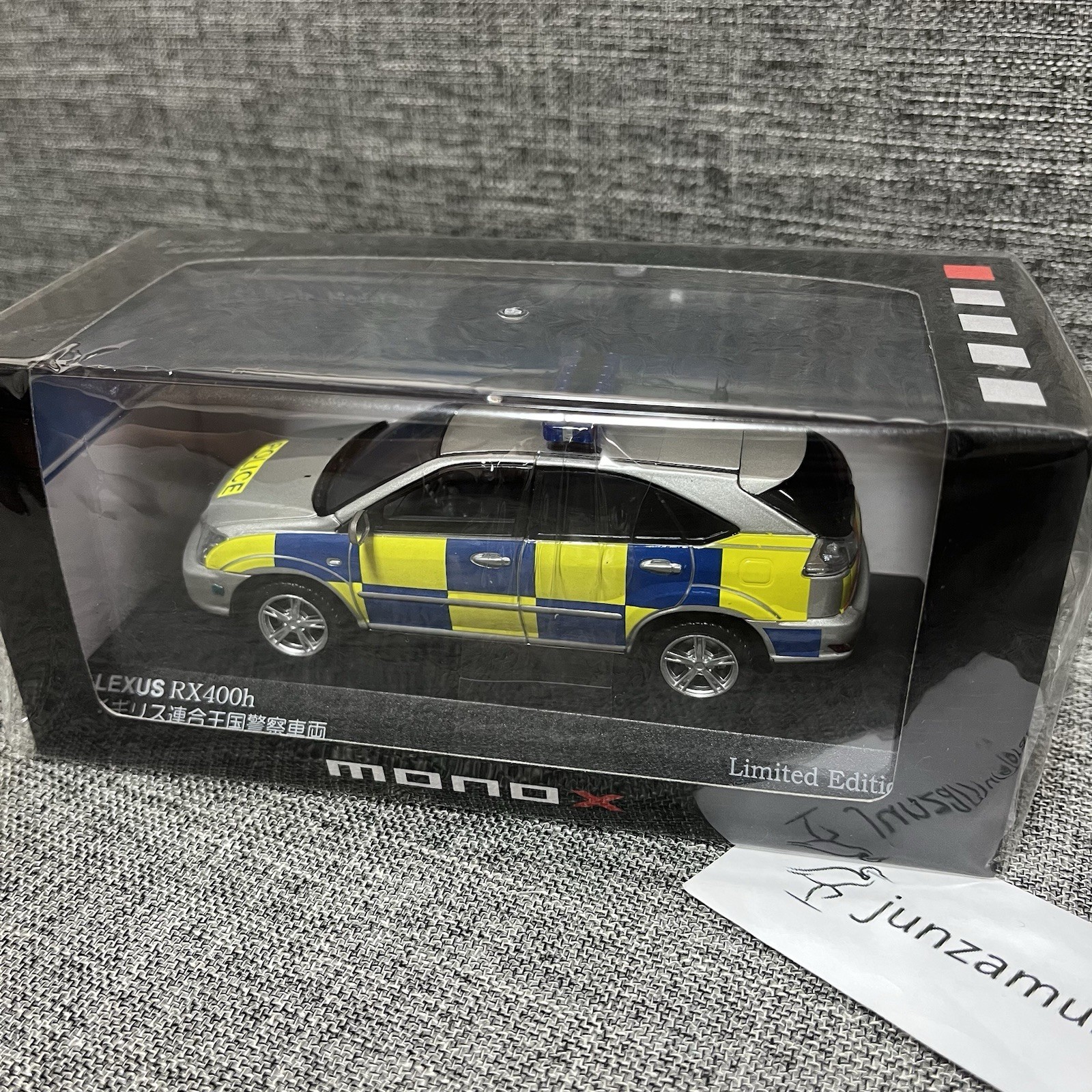 MONOX 1/43 LEXUS RX400h United Kingdom Police Dep. Car Limited model