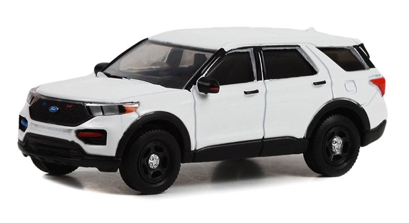 Greenlight Hot Pursuit 2022 Ford Police Interceptor Utility plain white